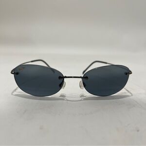 Maui Jim Kailua mj453-02 53mm Stainless Steel Rimless Sunglasses Grey